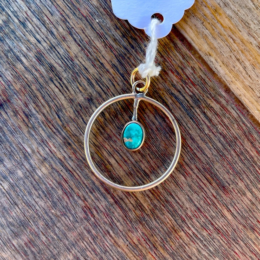 Round Silver Pendant